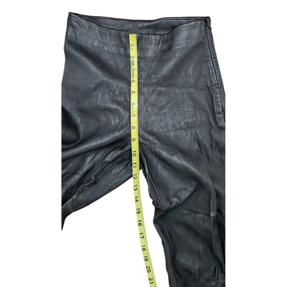 Maison Martin Margiela x H&M BLACK LEATHER LEGGINGS PANTS Size XS - Picture 16 of 16